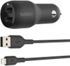 Автомобильное зарядное устройство Belkin CCD001BT1MBK, 2xUSB