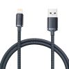 Кабель USB-Lightning 8-pin, 1.2 м, черный, Baseus