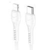 Кабель USB Type-C-Lightning 8-pin, 1 м, белый, HOCO Cool power X37