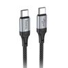 Кабель USB Type-C-USB Type-C, 1 м, черный, HOCO Fresh X102