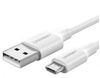 Кабель USB-Micro USB, 1.5 м, белый, UGREEN US289