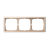 Рамка Systeme Electric ARTGALLERY, 3-поста, песочный