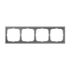 Рамка Systeme Electric ARTGALLERY, 4-поста, сталь