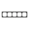Рамка Systeme Electric ARTGALLERY, 5-постов, базальт