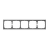 Рамка Systeme Electric ARTGALLERY, 5-постов, сталь