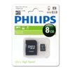 Карта памяти microSDHC PHILIPS 8Gb Class 10 (FM08MA45B/97)