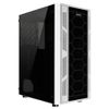 Корпус Ginzzu CL160, Midi-Tower, без БП, черный/белый