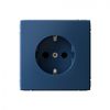 Розетка Systeme Electric ArtGallery, однопостовая, аквамарин