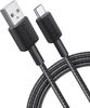 Кабель USB-USB Type-C, 1.8 м, черный, Anker Power Line 322 A81H6G11 (ANK-A81H6G11-BK)