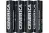 Батарейка GENERICA, AA (R6), 1.5V, 4 шт