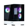 Корпус Zalman P30 BW, Mini-Tower, без БП, белый/черный