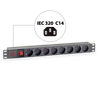 Блок розеток (PDU), кол-во розеток: 8, SYSMATRIX PD 0802.000 (PD 0802.000)