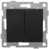 Выключатель GUSI С10В2-010, 2кл., графит