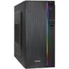 Корпус ExeGate mEVO-9302-NPX450, Mini-Tower, 450 Вт, черный