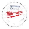 Пильный диск Milwaukee, ⌀165 мм x 20 мм по металлу/пластику
