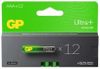 Батарейка GP Ultra Plus Alkaline, AAA (LR03), 1.5V, 12 шт
