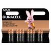 Батарейка Duracell Basic, AAA (LR03), 1.5V, 10 шт
