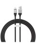 Кабель USB-Lightning 8-pin, 1 м, черный, Baseus CoolPlay (CAKW000401)
