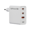 Сетевое зарядное устройство GoPower GPQC10, PD 65 Вт, белый