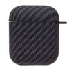 Чехол Luxo для кейса Apple AirPods/AirPods 2, черный (231000)