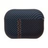 Чехол Luxo для кейса Apple AirPods Pro 2, черный/синий (230990)
