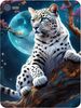 Коврик для мыши Cactus Snow Leopard, 400x300x3 мм, принт
