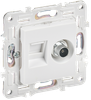 Розетка TV звезда/RJ45 скрытый монтаж, IEK SK-A15W SKANDY