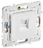 Розетка RJ-45 скрытый монтаж, IEK SK-K01W SKANDY