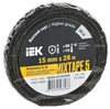 Изолента IEK MIXTAPE 5, 350 мкм/15 мм/28 м, черная
