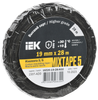 Изолента IEK MIXTAPE 5, 350 мкм/19 мм/28 м, черная