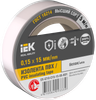 Изолента IEK MIXTAPE 7, 150 мкм/15 мм/5 м, белая