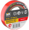 Изолента IEK MIXTAPE 7, 150 мкм/15 мм/5 м, красная