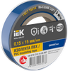 Изолента IEK MIXTAPE 7, 150 мкм/15 мм/5 м, синяя