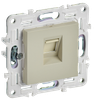 Розетка RJ-45 скрытый монтаж, IEK SK-K01B SKANDY