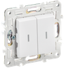 Выключатель IEK SKANDY SK-V10W, 2кл., арктический белый