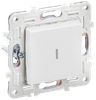 Выключатель IEK SKANDY SK-V08W, 1кл., арктический белый