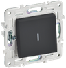 Выключатель IEK SKANDY SK-V07G, 1кл., графит
