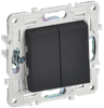 Выключатель IEK SKANDY SK-V04G, 2кл., графит