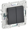 Выключатель IEK SKANDY SK-V04T, 2кл., титан