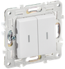 Выключатель IEK SKANDY SK-V09W, 2кл., арктический белый