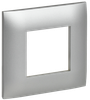 Рамка IEK SKANDY SK-F01S, 1-пост, серебро