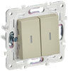 Выключатель IEK SKANDY SK-V10B, 2кл., бежевый