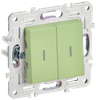 Выключатель IEK SKANDY SK-V10M, 2кл., мятный