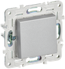 Выключатель IEK SKANDY SK-V01S, 1кл., серебристый