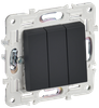 Выключатель IEK SKANDY SK-V11G, 3кл., графит