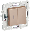 Выключатель IEK SKANDY SK-V09Sa, 2кл., песочный