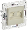 Розетка RJ-45 скрытый монтаж, IEK SK-K03B SKANDY
