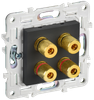 Аудиорозетка IEK SKANDY SK-A01G (SK-S40-K53)