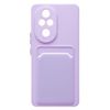 Чехол-накладка Activ SC337 с кардхолдером для смартфона HONOR 200 Pro, светло-фиолетовый