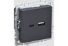 Розетка IEK Brite РЮ11-1-БрГ (BR-U22-018-K53)